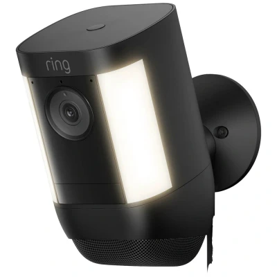 Immagine di ring Spotlight Cam Pro Plug In  Black 8SC1S9 BEU2 WLAN IP Videocamera di sorveglianza 1920 x 1080 Pixel
