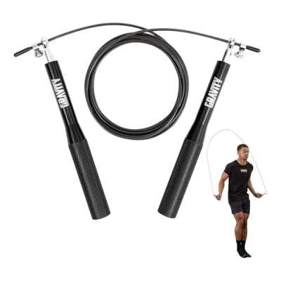 Immagine di Gravity Fitness Corda per saltare, con impugnature cuscinetti a sfera in metallo
