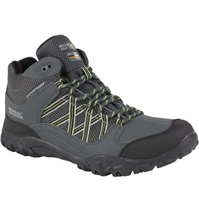 Immagine di Regatta Edgepoint Waterproof Hiking Boot, Stivali da Escursionismo Uomo, Marrone (Briar/Lime Punch 824), 40 EU