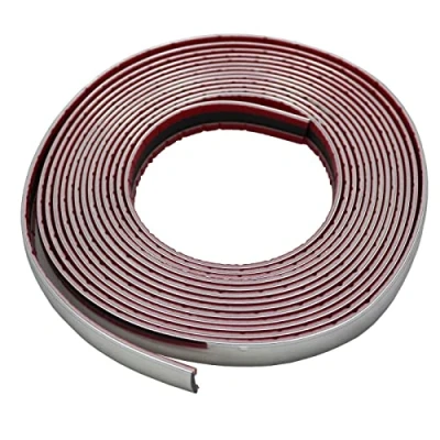 Immagine di Lumonic striscia cromata autoadesiva 16mm x 5m I rivestimenti cromati per auto, camion ecc. 16mm, strisce cr
