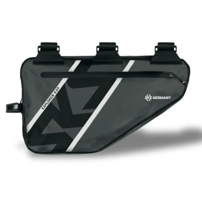 Immagine di SKS Germany EXPLORER EXP. FRAMEBAG borsa impermeabile per il telaio del bikepacking (accessori con scomparto extra minitool e minipompa, elementi riflettenti, attacco individuale possibile)