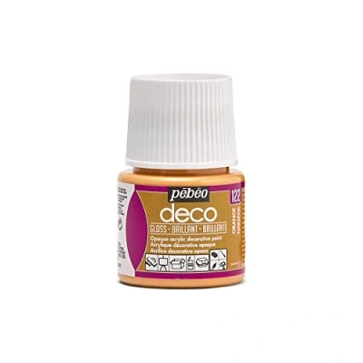Immagine di PEBEO Deco, Pittura dai Colori accesi, Colore Arancione, 45 ml