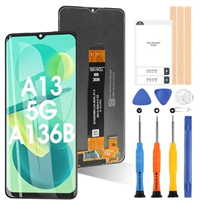 Immagine di Schermo per Samsung Galaxy A13 5G A136B LCD Display Touch Digitizer Sostituzione con Kit di Attrezzi(Non A136U e 4G)