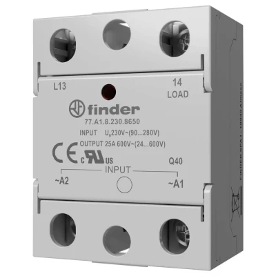 Immagine di Finder Relè A semiconduttore 77D190248650 60 Tens.comm.max: 660 V/AC Commutazione zero crossing 1 pz.