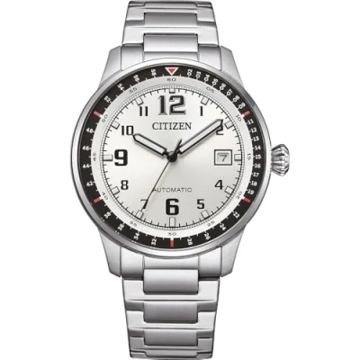 Immagine di CITIZEN NJ0190 Orologio automatico da uomo con cinturino in acciaio inossidabile e data diverse varianti, argento