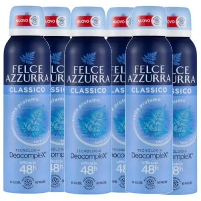Immagine di Felce Azzurra Deodorante Classico Idratalc Unisex Spray 48H 150 Ml (6 Unità)
