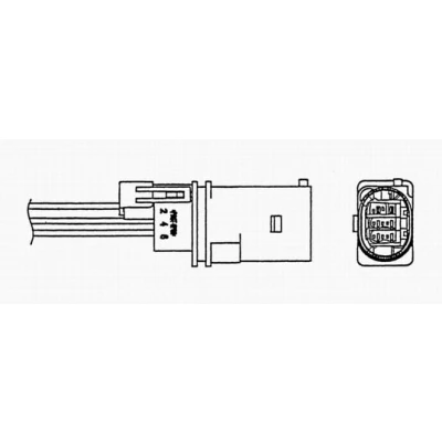 Immagine di NGK 0026 Sonda lambda riscaldato 5 AUDI: A8 D3
