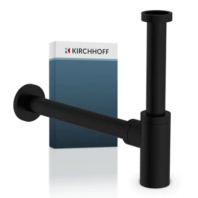 Immagine di Kirchhoff 98166220 Sifone, Nero, Piccolo