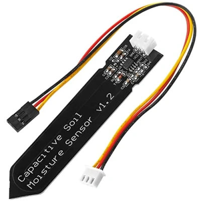 Immagine di AZDelivery Sensore di Misurazione Umidità del Suolo Igrometro Modulo Capacitivo V1.2 compatibile con Arduino incluso un E Book!