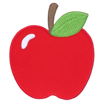 Immagine di PatchMommy Toppa Termoadesiva Frutta Mela Patch Ricamate per Ferro da Stiro o Cucire Toppe Adesive Vestiti, Applicazioni Tessuti Bambini