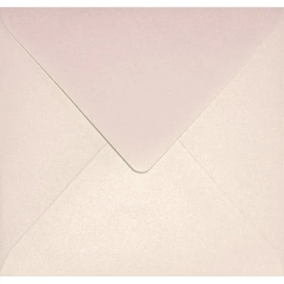 Immagine di Netuno 25 buste da lettere rosa oro perlato formato quadrato 153x 153 mm 120g Aster Metallic Candy Pink Gold colorate quadrate eleganti carta perlata per biglietti inviti matrimonio