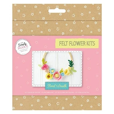 Immagine di Simply Make Kit per fiori in feltro, multicolore
