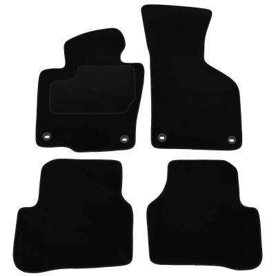 Immagine di MAMMOOTH A041 VW290 PRM 01 Set tappetino Tessile anteriore e posteriore 4 nero Su misura VOLKSWAGEN: Passat B6 Variant, Sedan