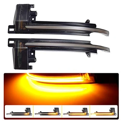 Immagine di Hacreyatu Indicatori di direzione dinamici A LED nello specchietto retrovisore per udi A4 S4 B8 8K A5 S5 A6 S6 A8 S8 Q3 SQ3 A3 8P