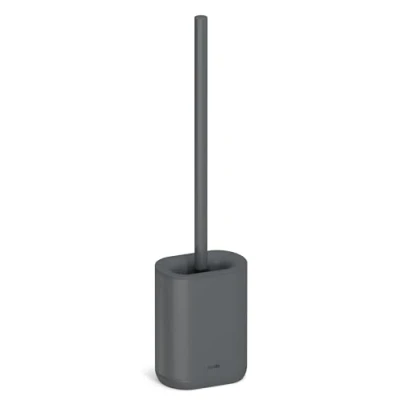 Immagine di stardis Pure Scopino per WC in silicone opaco, compatto, antibatterico, colore: grigio