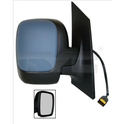 Immagine di Specchio retrovisore esterno Tyc 309 0184 Sx con la prima mano per regolazione elettrica specchio, convesso, termico FIAT: Scudo II, II Van