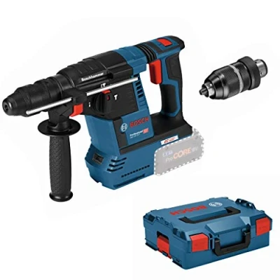 Immagine di Martello perforatore a batteria SDS Plus Bosch Professional GBH 18V 26 F 18 V Li Ion senza batteria, caricatore, incl. valigia