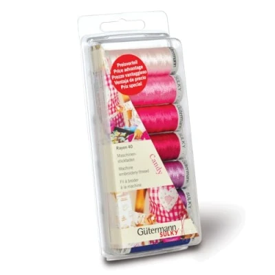 Immagine di Gütermann Filo Impostato, Cotone, Multicolore, 200m, 1400 unità