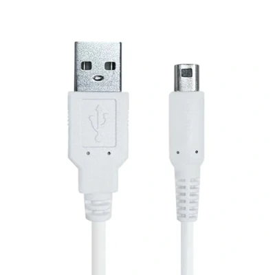 Immagine di OcioDual Cavo Caricatore 3DS, Caricabatterie 2DS da 1,2m, Compatibile con le Console DSi, DSi XL, Accessori New 3DS Cavetto Alimentazione USB, Bianco