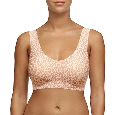 Immagine di Chantelle DE Softstretch Bustier Mit Soft Cups, V ausschnitt, Reggiseno con coppe modellate Donna, Beige (Leo Neutral), M L
