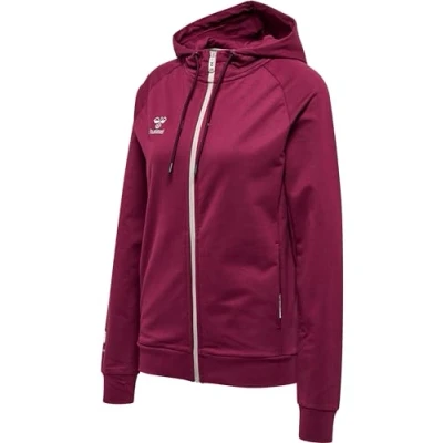 Immagine di hummel Hmlmove Grid COT. Felpa con Cappuccio e Zip da Donna