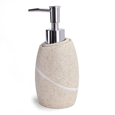 Immagine di MSV Maula Dispenser per sapone liquido, in poliresina, colore: beige