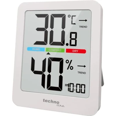 Immagine di Techno Line Technoline Termoigrometro Bianco