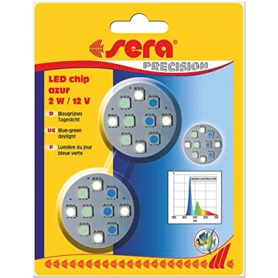 Immagine di sera Chip LED blu da 2 W / 12 V, pezzi.