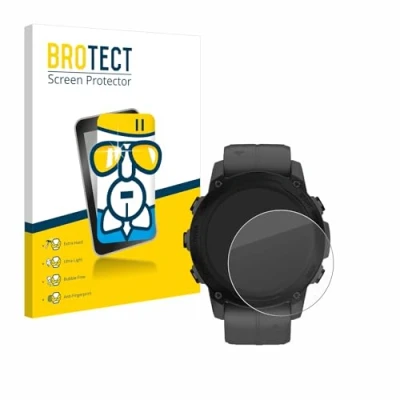 Immagine di brotect Pellicola Protettiva Vetro per Garmin Descent G1 Protezione Schermo [Durezza Estrema 9H, Chiaro]