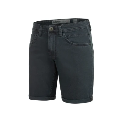 Immagine di Indicode Uomini Page Jeans Shorts Pantaloncini Used Look con 5 Tasche Navy M