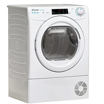 Immagine di Candy, Smart Pro CSOE H10A2TE S, asciugatrice 10 kg condensazione, pompa di calore, 7 cicli rapidi, Wi Fi, cassetto Easy Case 5L, 66dba, classe A++