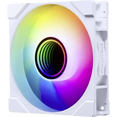 Immagine di Phanteks Ventola M25 Gen2 PWM D RGB lama inversa, 120 mm, bianca (120 mm), PC, Bianco
