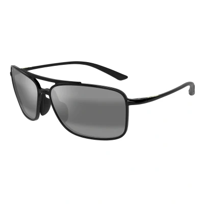 Immagine di Maui Jim Occhiali da Sole KAUPO GAP 437 02 Nero/Grigio Unisex Polarizzati