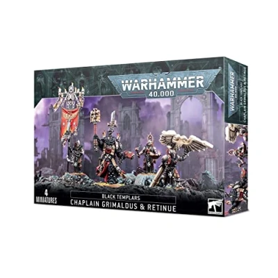 Immagine di Games Workshop Warhammer 40.000 Templari Neri: Grimaldus &amp; Retinue