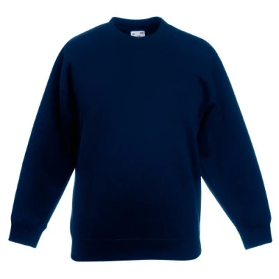 Immagine di Fruit of the Loom Felpa Maniche Set in Bambino (3 4 Anni) (Blu Scuro)