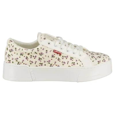 Immagine di Levi&#039;s Tijuana 2.0 Sneakers basse, Donna, Taglia: 39, Regular white Tessuto