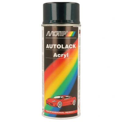 Immagine di MOTIP 53566 Veicolo Vernice combinata 400ml aerosol verde Kompakt black metallic 12 ml