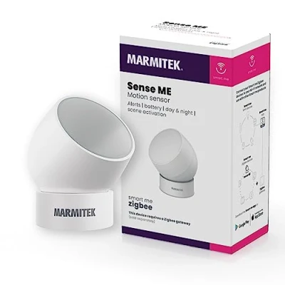 Immagine di Sensore movimento Zigbee Marmitek Sense ME Compatibile con Home Assistant MQTT Motion Sensor 3.0 Rileva il per azionare luci o dispositivi