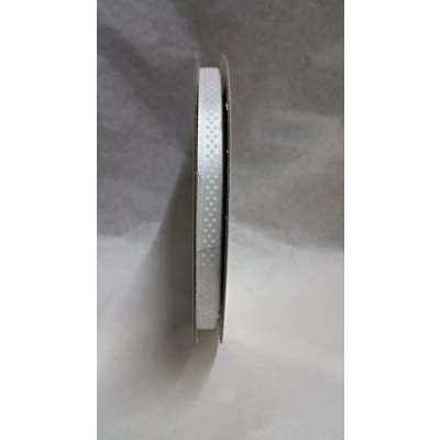 Immagine di NASTRO RASO POIS LARGHEZZA 6 MM LUNGHEZZA 50 METRI (BIANCO)