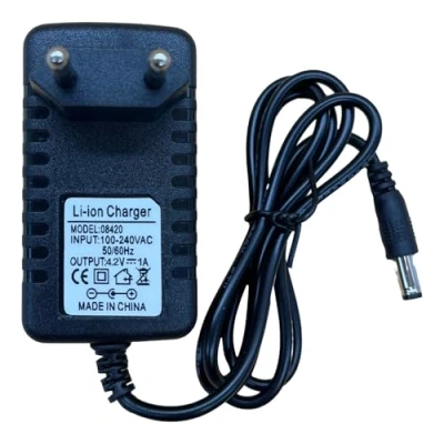 Immagine di 4.2V 1A Alimentatore AC Adattatore,Lelukee 4.2W Universale,AC 100 240 V, 50/60 Hz,Compatibile con TV Box, Modem, Strisce LED, Router,Monitor di rete