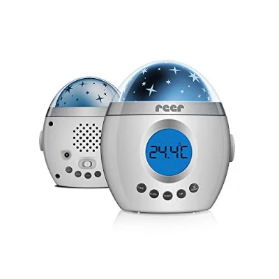 Immagine di reer Lampada per dormire MyMagicStarlight 52050 con proiettore a stelle e funzione musicale, 1 pezzo (1 confezione)