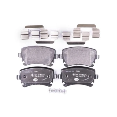 Immagine di HELLA 8DB 355 015 951 Kit pastiglie freno Non predisposto per contatto segnalazione usura con bulloni pinza accessori AUDI: A6 C6 Avant