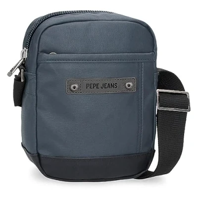 Immagine di Pepe Jeans Hatfield Borsa a tracolla e da toilette blu, nero, poliestere, diverse dimensioni, Taglia unica, piccola
