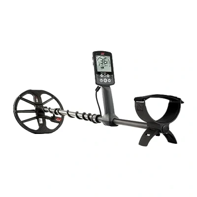 Immagine di Minelab Metal Detector Equinox 800 Impermeabile, Impermeabile fino a 3 Metri Cuffie wireless Bluetooth multifrequenza, modalità rilevamento oro.