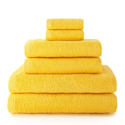 Immagine di Top Towel Set 2 asciugamani, teli bagno o doccia e asciugamani bidet 100% cotone 400 g/m2