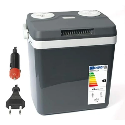Immagine di Dino KRAFTPAKET AC/DC Borsa frigo ERP: E (A G) Termoelettrico 12 V, 230 V Grigio 25 l 18 C al di sotto della temperatura ambiente