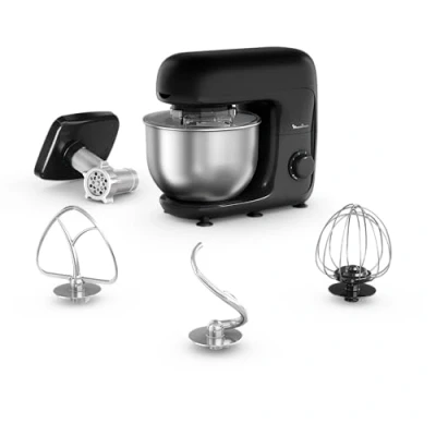 Immagine di Moulinex Bake essential Robot pasticcere, 800 W, Ciotola 4.8 L, kit da pasticceria, tritacarne QA161810