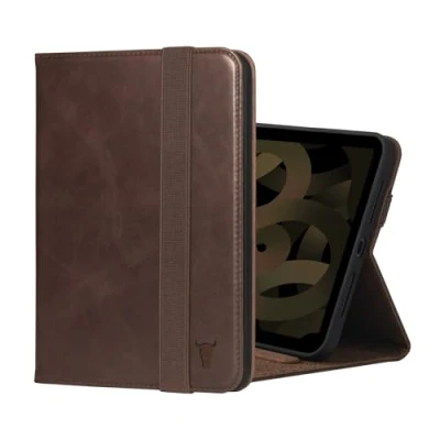 Immagine di TORRO Custodia Compatibile con iPad Mini 7a/6a Gen Caso in Vera Pelle [Funzione di Supporto] [Auto Sveglia/Sonno] 2024/2021 (Marrone Oscuro)