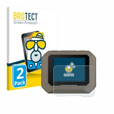 Immagine di brotect Pellicola Protettiva Opaca per Garmin Xero C1 Pro Anti Riflesso (2 Pezzi)