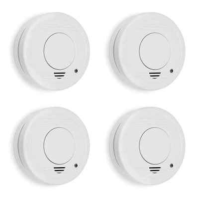 Immagine di Smartwares FSM 11514 Rilevatore di fumo Kit da 4 inclusa batteria con 5 anni vita a